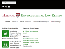 Tablet Screenshot of harvardelr.com